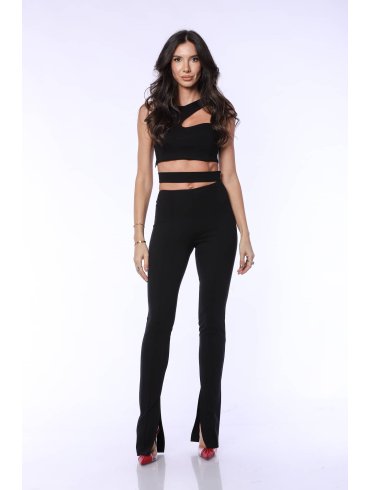 TGH SPECIAL DATE CUT-OUT FLARED PANTS