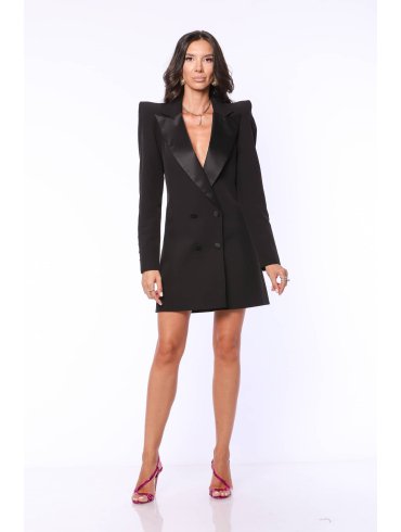 TGH POLISHED MINI BLAZER-DRESS