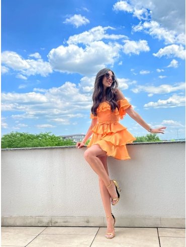 TGH ROCHIE MINI FLOWY RUFFLES&BOW