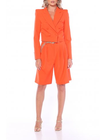 POESSE SUMMER EXQUISITE CROPPED BLAZER