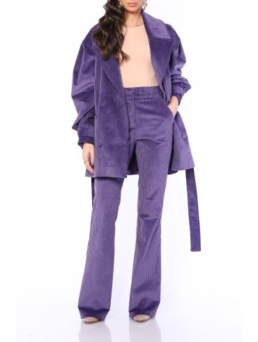 TGH COTTON CORDUROY RETRO MOOD FLARED PANTS