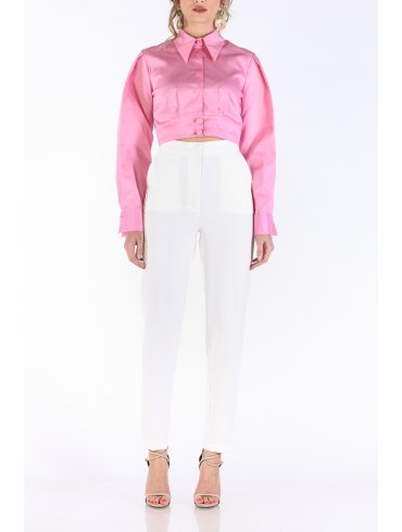 ISABEL HIGH-WAIST CIAGERETTE STYLE TAILORED PANTS