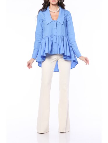 TGH CAMASA CU PEPLUM ASIMETRIC SI GULER SPECIAL