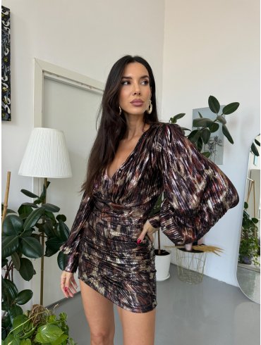 TGH ROCHIE MINI PLISE ANIMAL PRINT FEARLESS