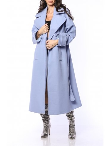 TGH FABULOUS WIDE LAPELS MIDI COAT