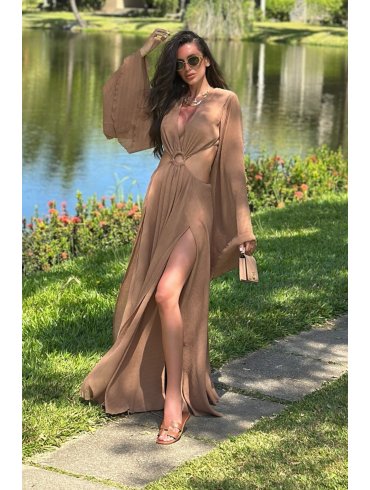 TGH ROCHIE MAXI CU SLIT ADANC GOLDEN SUN