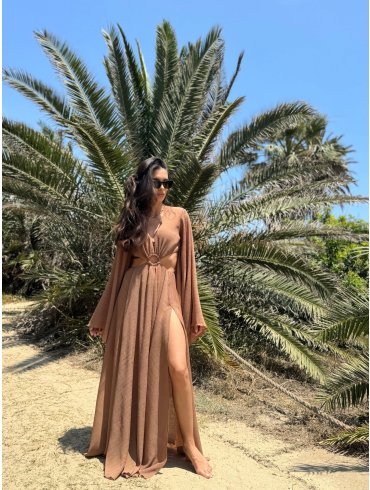 TGH CROPPED LEG GOLDEN SUN MAXI DRESS