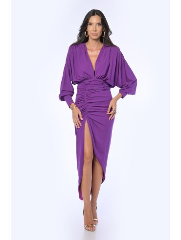 TGH ROCHIE MIDI  BLACKBERRY SHADE