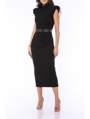 TGH ROCHIE MIDI CLASSY NOIR