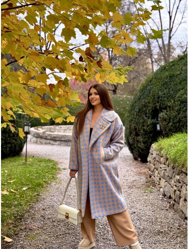 TGH Palton Oversized Chic Plaid