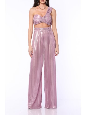 TGH HIGH-WAIST PLISSE PALAZZO PANTS