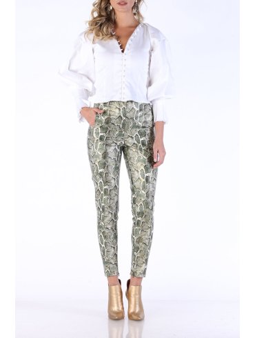 MARMURI VICTORIANA BUTTONS CROPPED SHIRT
