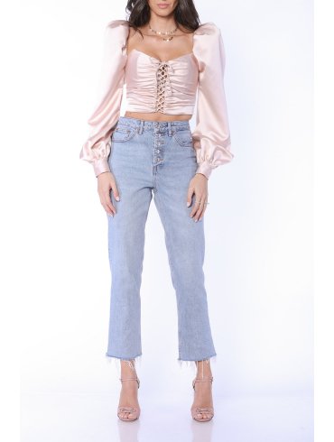 MARMURI CORSET BOURGEOIS FLIRTATION CU MANECI BUFANTE