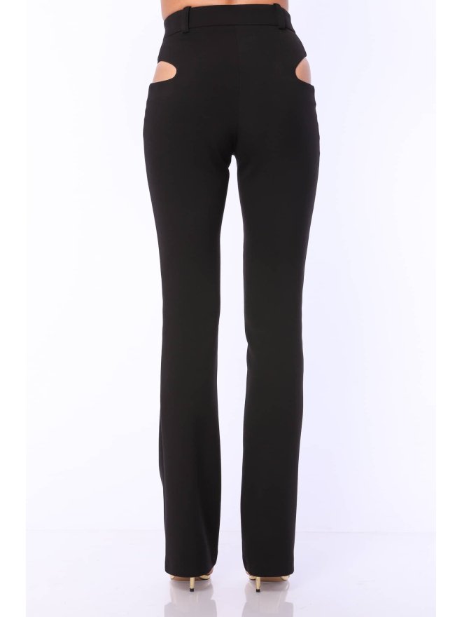 TGH ULTRAMODERN CUT-OUT SIDES HIGH-WAIST STRAIGHT PANTS