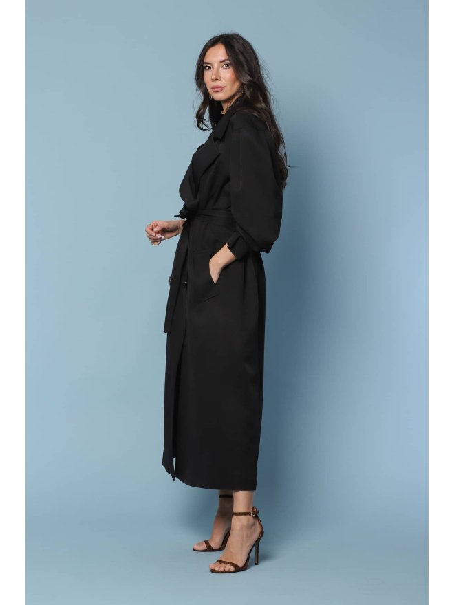 TGH CONTEMPORARY OVERSIZED MIDI TRENCH COAT