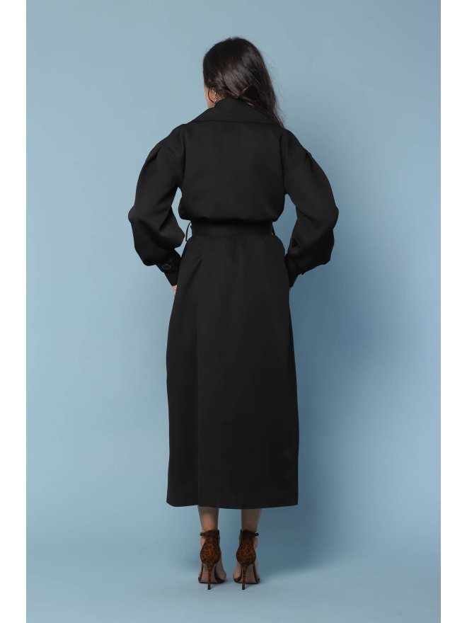 TGH CONTEMPORARY OVERSIZED MIDI TRENCH COAT