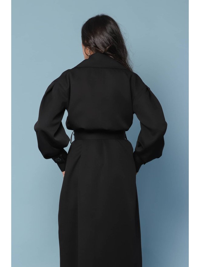 TGH CONTEMPORARY OVERSIZED MIDI TRENCH COAT
