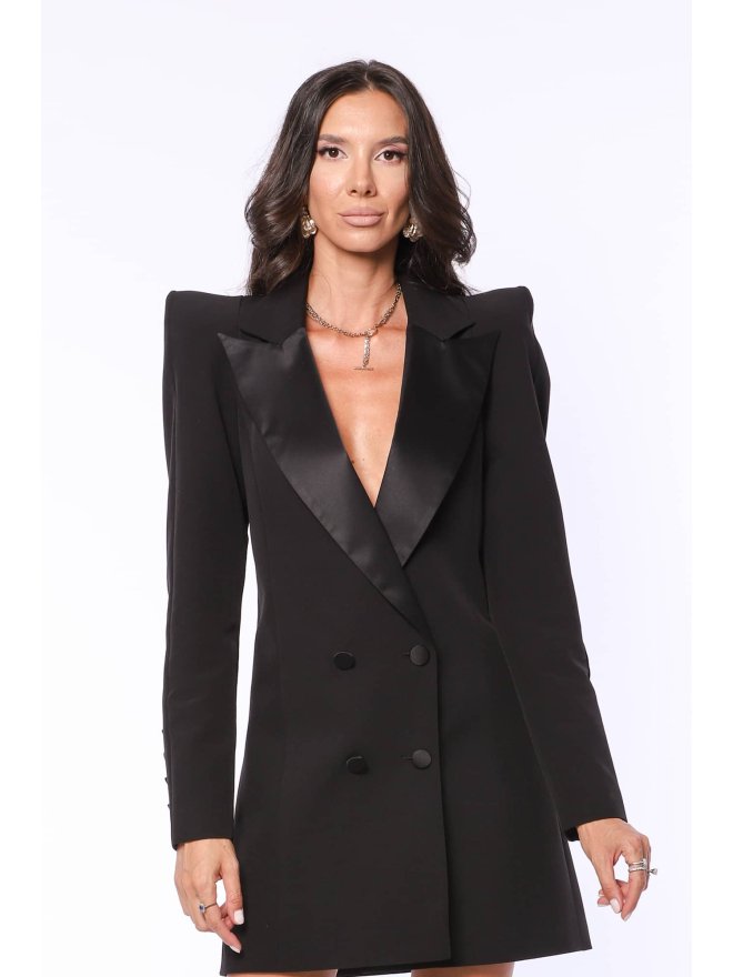 TGH POLISHED MINI BLAZER-DRESS