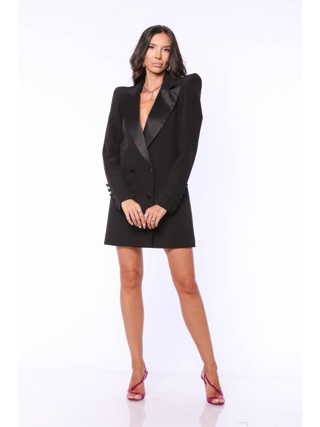 TGH POLISHED MINI BLAZER-DRESS