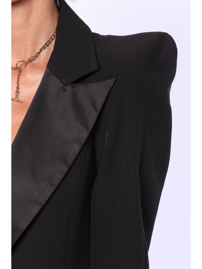 TGH POLISHED MINI BLAZER-DRESS