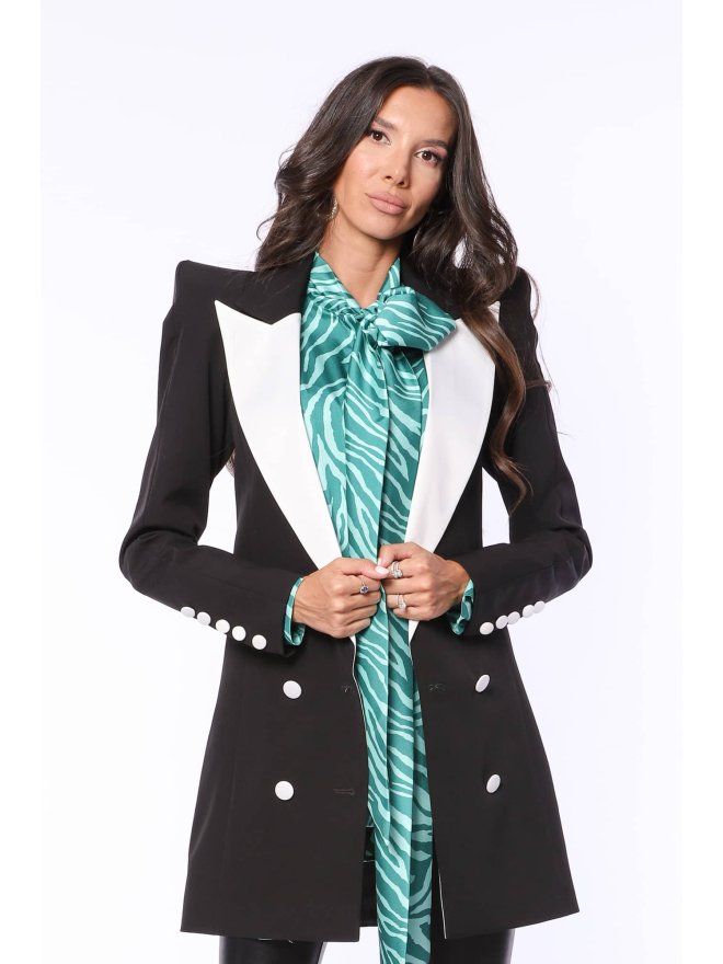 TGH POLISHED MINI BLAZER-DRESS
