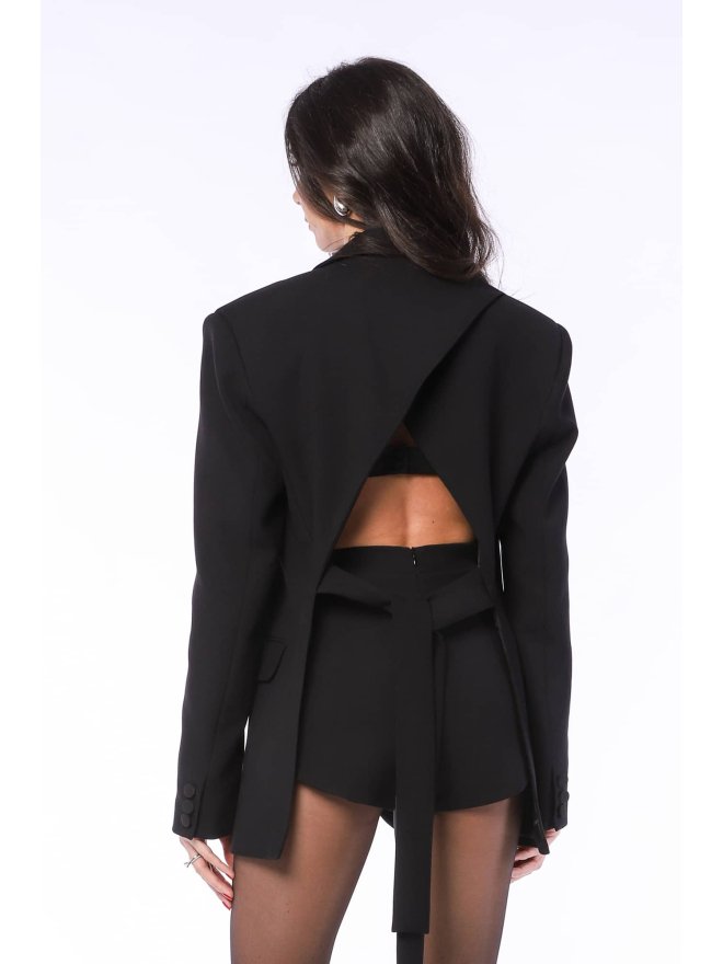 TGH CUT-OUT BACK UNCONVENTIONAL BLAZER