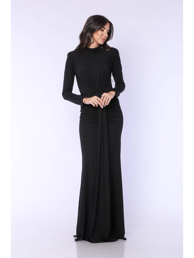 TGH CHARLOTTE LONG SLEEVES & CUT OUT BACK MAXI DRESS