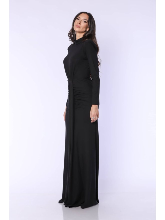 TGH CHARLOTTE LONG SLEEVES & CUT OUT BACK MAXI DRESS