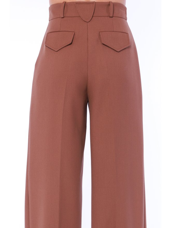 TGH BACK IN BUSINESS WIDE-LEG PANTS