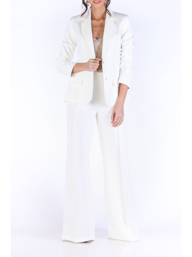 ISABEL SPRING SUIT-UP HIGH WAIST WIDE LEG PANTS