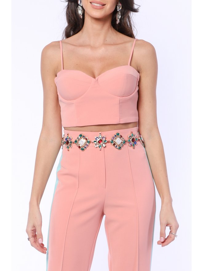 TGH CORSET STYLE GET FABULOUS CROP TOP