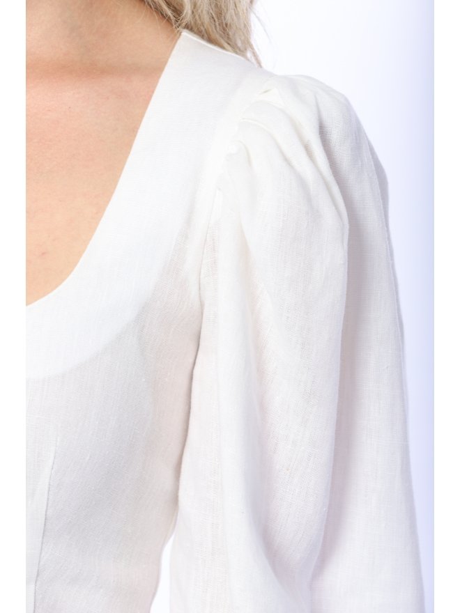 MARMURI LINO ROCHIE MINI CU TALIE BRODATA SI VOLAN