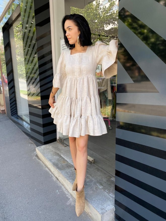 MARMURI LINO ROCHIE MINI BABYDOLL CU VOLANE
