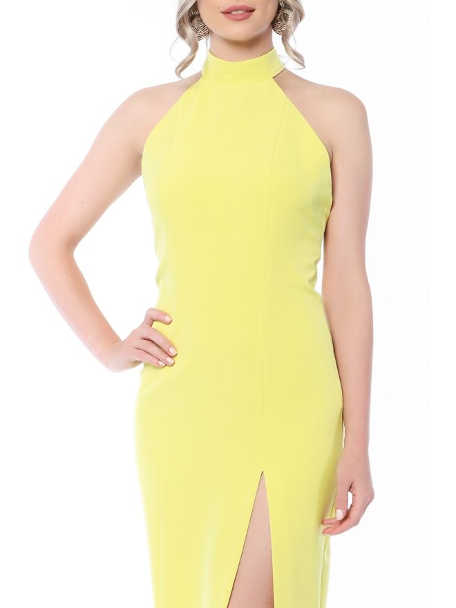 POESSE ROCHIE MIDI CU SPATE DECUPAT