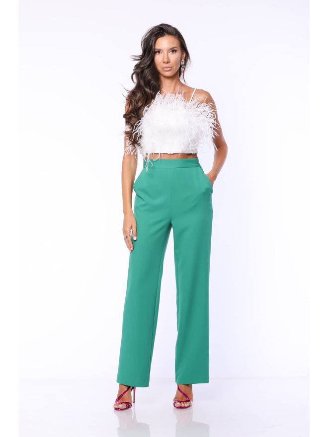 TGH CROP-TOP EXQUISITE FEATHERS