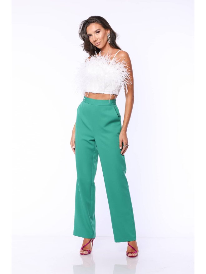 TGH CROP-TOP EXQUISITE FEATHERS