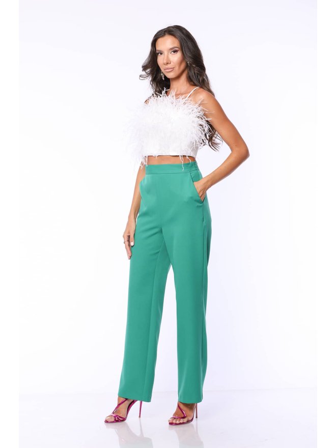 TGH CROP-TOP EXQUISITE FEATHERS