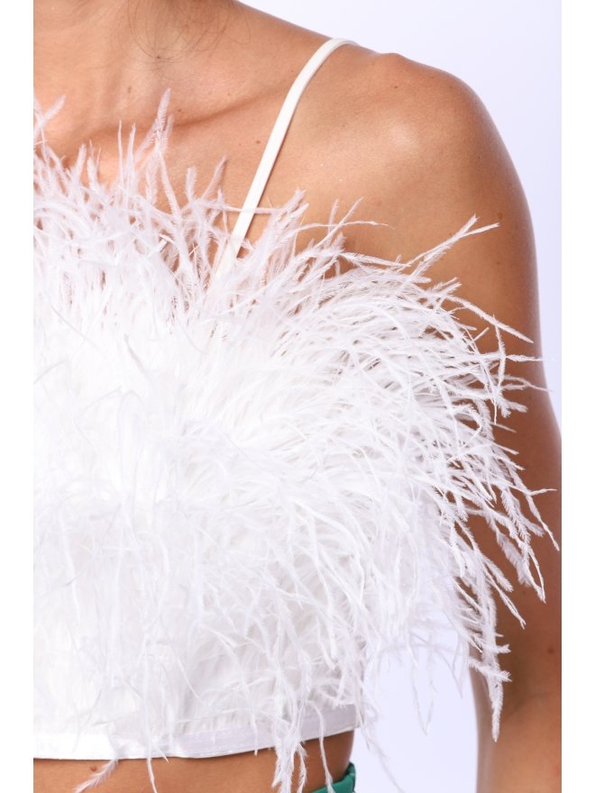 TGH CROP-TOP EXQUISITE FEATHERS