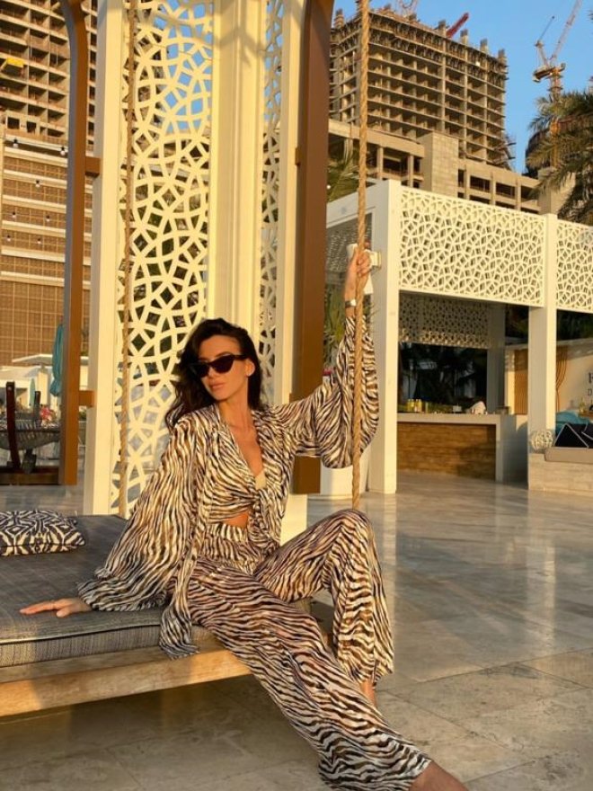 TGH PANTALONI LARGI WILD ANIMAL PRINT