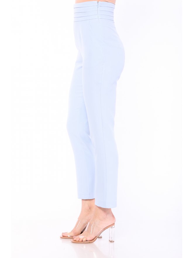 MARMURI PLEATED HIGH-WAIST CIGARETTE PANTS