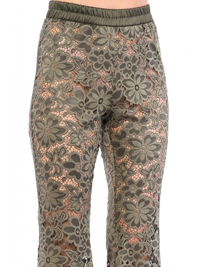TGH PROVOCATIVE LACE FLARED PANTS