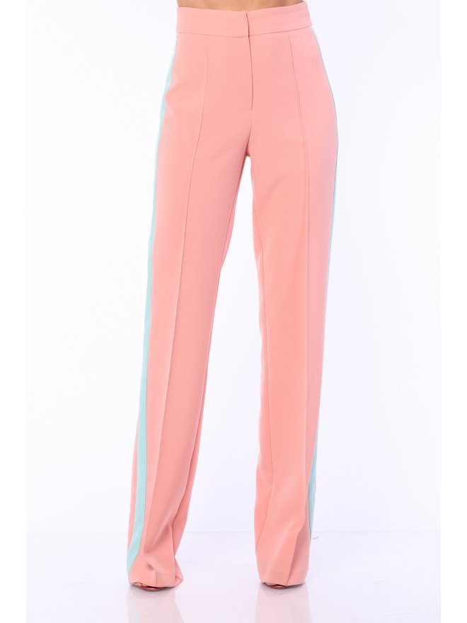 TGH DOUBLE TROUBLE COLOR BLOCK PIPING STRIAGHT PANTS