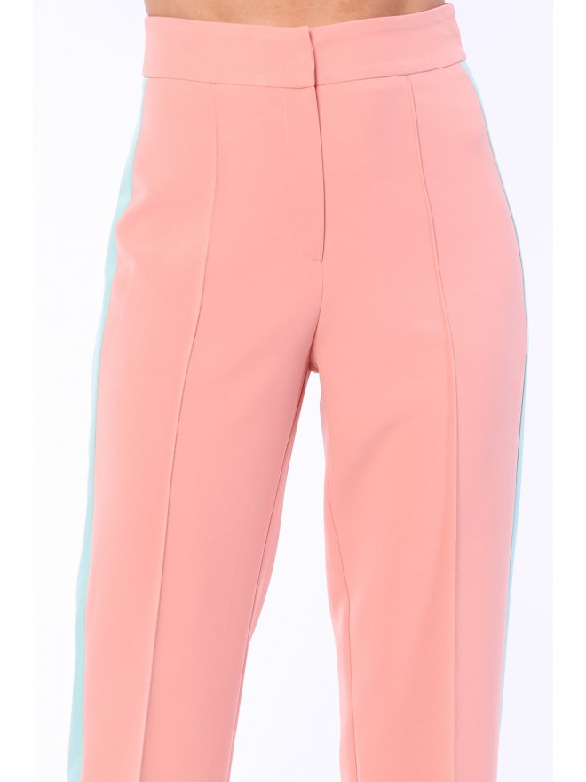 TGH DOUBLE TROUBLE COLOR BLOCK PIPING STRIAGHT PANTS