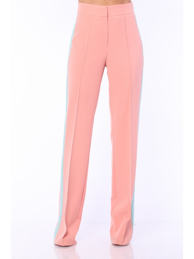 TGH DOUBLE TROUBLE COLOR BLOCK PIPING STRIAGHT PANTS