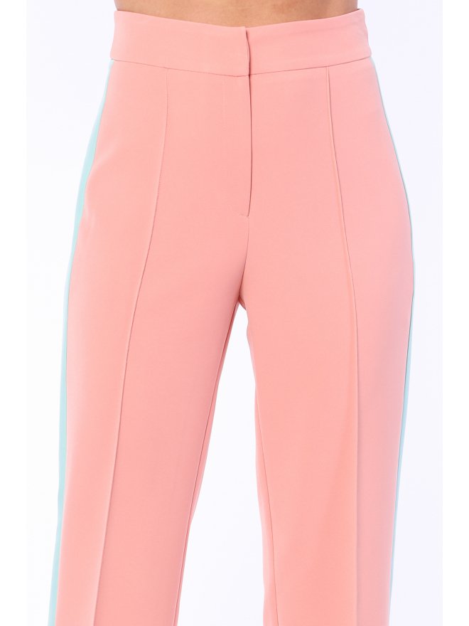 TGH DOUBLE TROUBLE COLOR BLOCK PIPING STRIAGHT PANTS