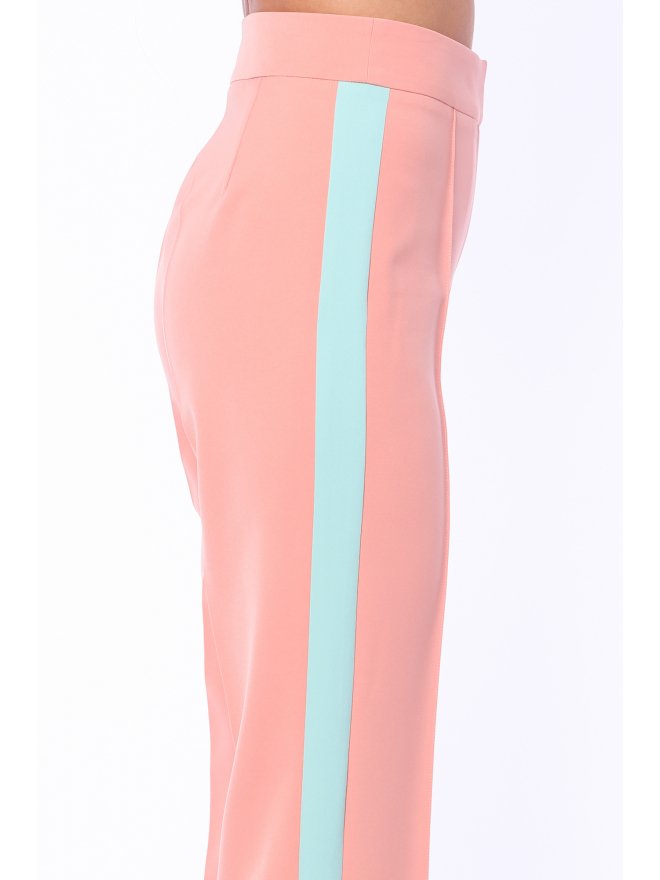 TGH DOUBLE TROUBLE COLOR BLOCK PIPING STRIAGHT PANTS