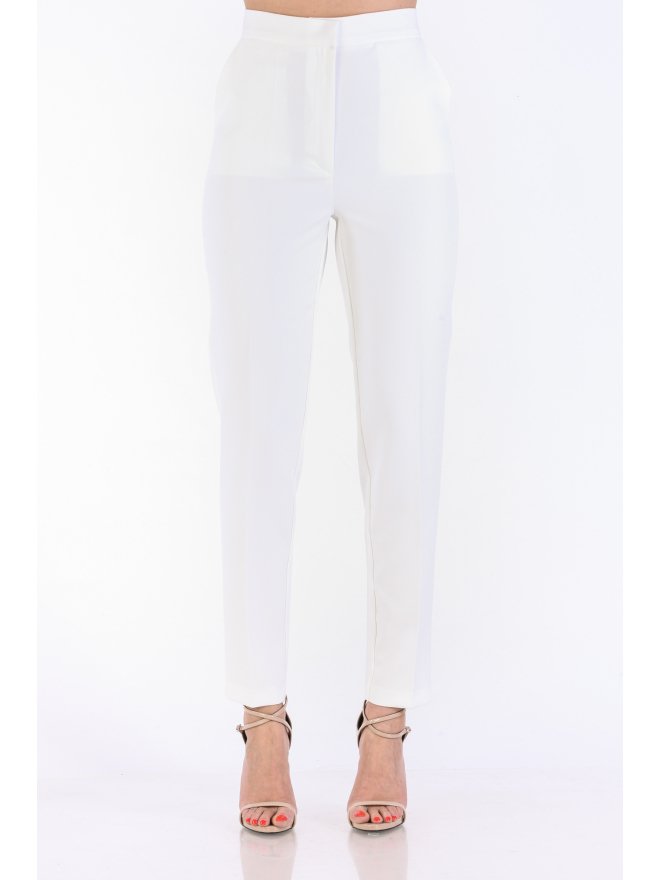 ISABEL HIGH-WAIST CIAGERETTE STYLE TAILORED PANTS