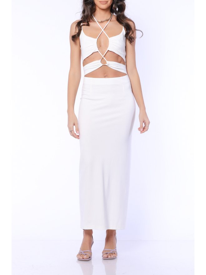 TGH CUT-OUT FRONT ELECTRA MAXI DRESS