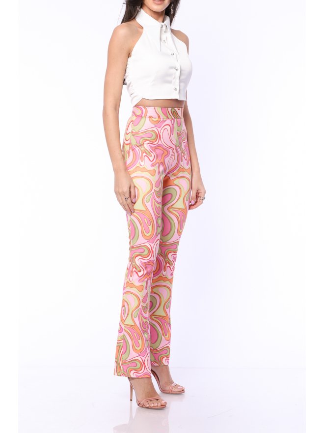 TGH CROP TOP FARA MANECI CU GULER ASCUTIT