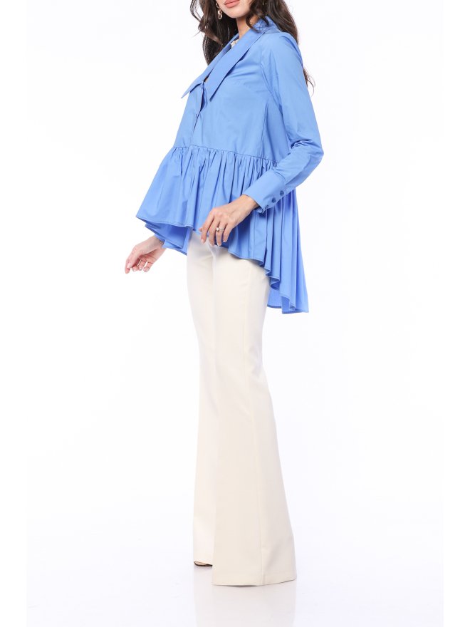 TGH CAMASA CU PEPLUM ASIMETRIC SI GULER SPECIAL